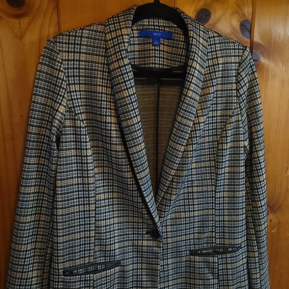 Apt. 9 Small Plaid Blazer Women's Jacket